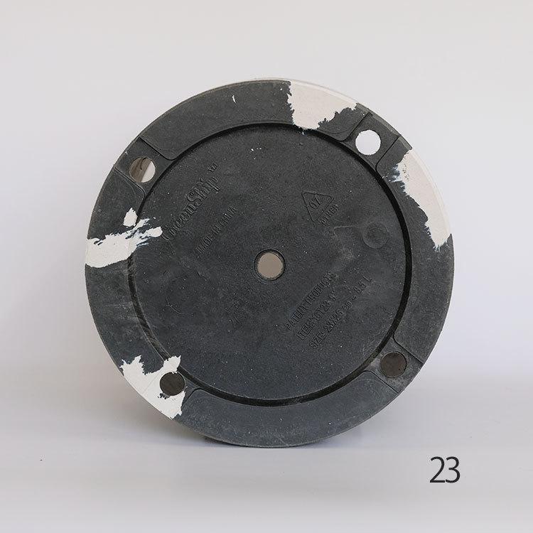 マーブルシリンダーポット23 黒白 サボテン 頑丈 おしゃれ 径23cm 高さ26cm 塊根植物 多肉 コーデックス プラスチック鉢