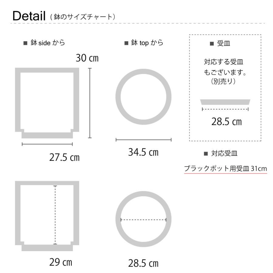 鉢カバー スタック 10号鉢対応 径37cm 高35cm 8号鉢対応 植木鉢 径31cm