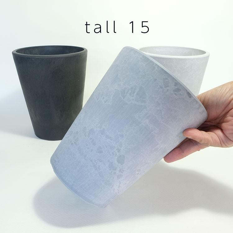 植木鉢 プラポット トール15 頑丈 塊根植物 多肉 径15cm 高さ19cm 深鉢