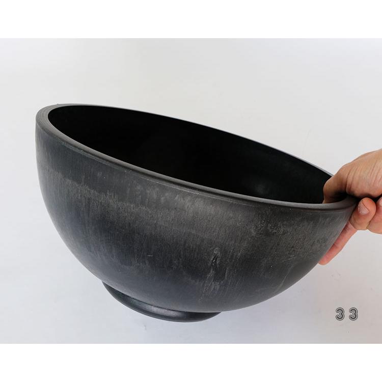 植木鉢 黒 プラ鉢 ブラックポット タフbowl 33 サボテン 頑丈 おしゃれ