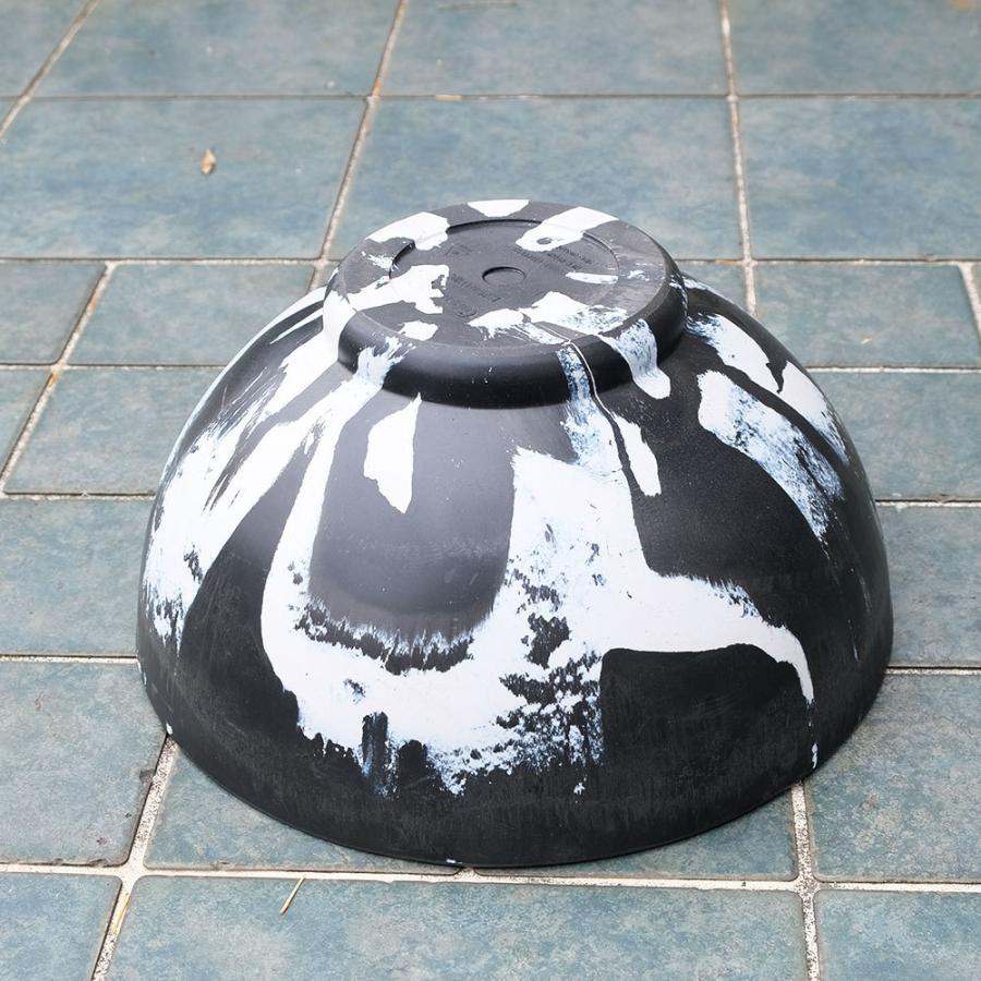 植木鉢 マーブルポット タフbowl50 サボテン 頑丈 おしゃれ 塊根植物 多肉 黒プラスチック鉢 コーデックス_4