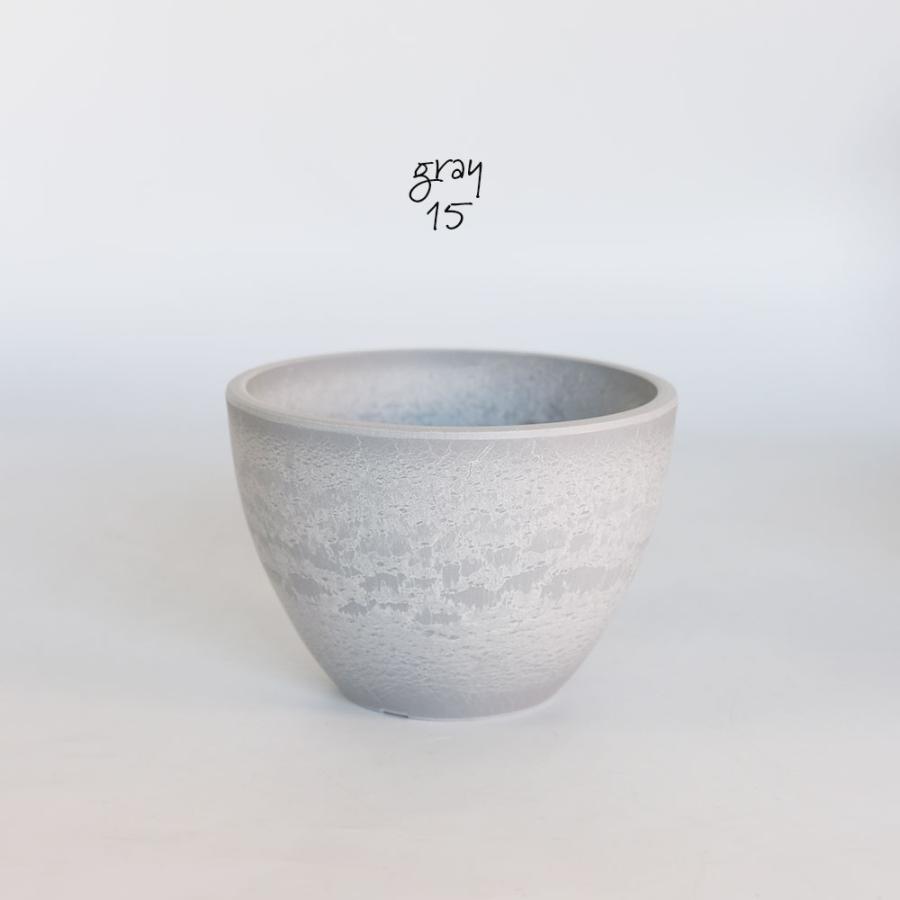 植木鉢 w＆G bowl 15 サボテン 頑丈 おしゃれ 塊根植物 多肉 黒