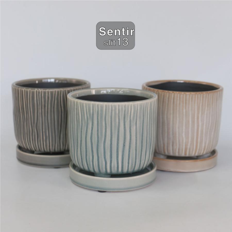 植木 鉢 Sentir13スリット陶器鉢 おしゃれ 径13.5cm 高12.5cm 底 植木 鉢 Sentir13スリット陶器鉢 おしゃれ 径13.5cm 高12.5cm 底