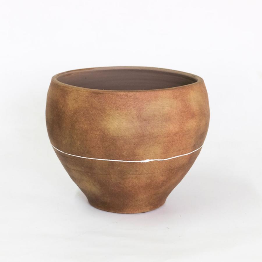 植木鉢 おしゃれabstract pot 23 懸崖5号鉢用 テラコッタ 底穴なし