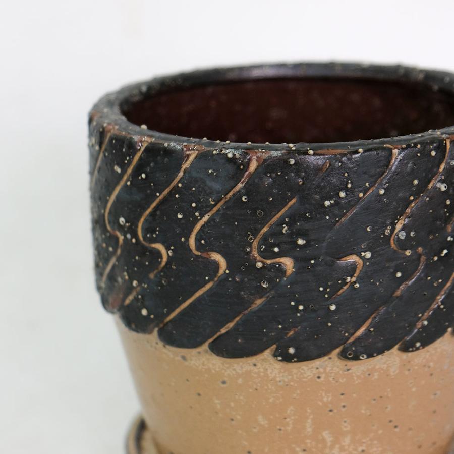 植木鉢 Eartn Color Pot 陶器 ベージュトーン アースカラー 懸崖
