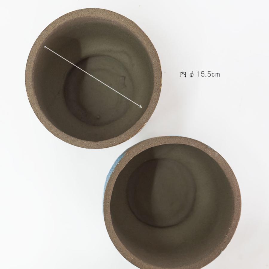 植木鉢 Coffee Clay Pot 陶器 おしゃれ ポップ 鉢カバー 懸崖4号鉢用