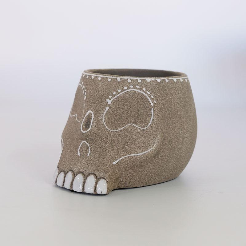 ACQ鉢　scull head ACQ鉢 scull head ACQ鉢 scull head ACQ鉢 scull head Skull Planter