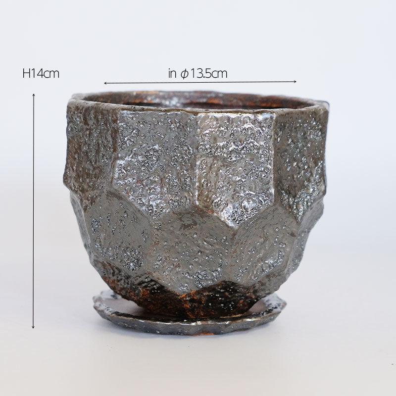 植木鉢 おしゃれ 陶器鉢 Bitter pot15 セラミック stem 植木鉢 ストーンウェア｜biyori｜06