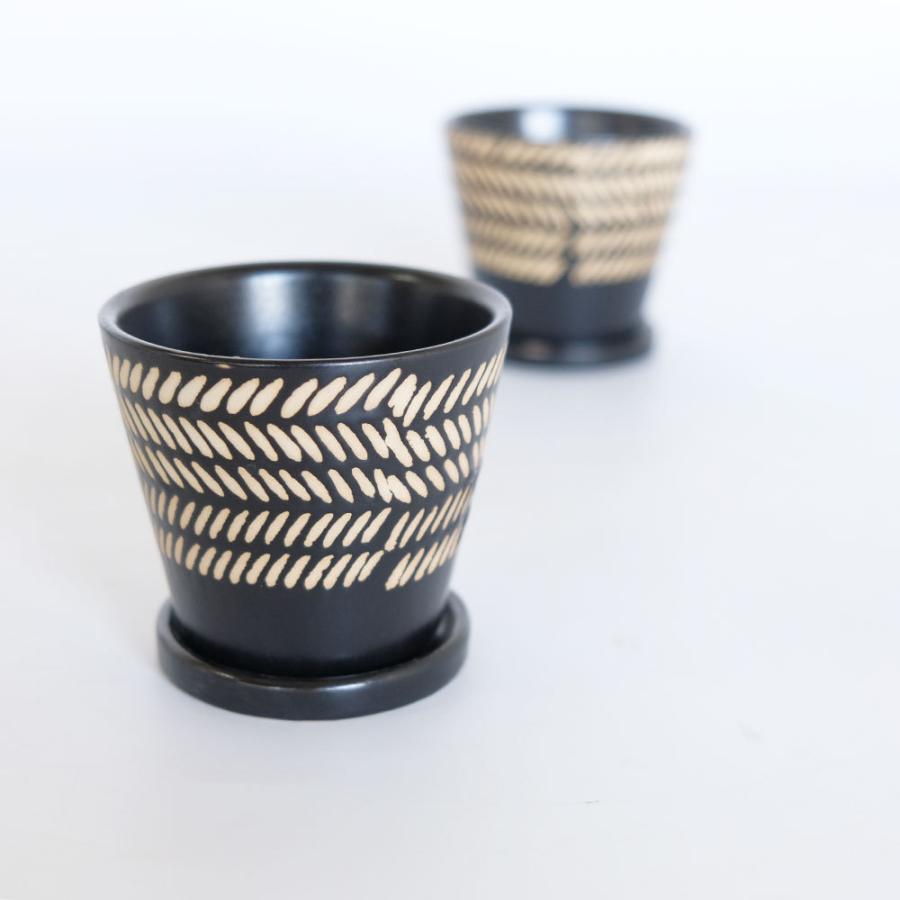 植木鉢 おしゃれ 陶器鉢 タイニーポット セラミック stem ストーン