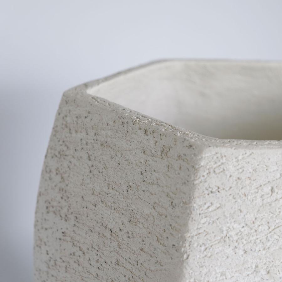 植木鉢 おしゃれ 大型 Eco Stone ポットヘキサゴン 鉢カバー stem 懸崖