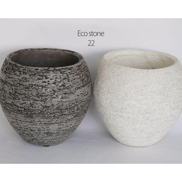 植木鉢 おしゃれ 大型 Eco Stone ポット 22 鉢カバー インテリア stem