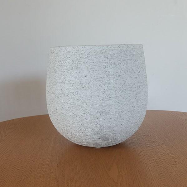 鉢カバー おしゃれ 室内 Eco Stone ポット28 stem 送料無料 6号鉢用 径