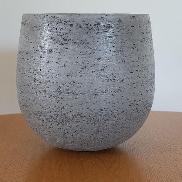 鉢カバー おしゃれ 室内 Eco Stone ポット28 stem 送料無料 6号鉢用 径26cm 高さ17cm 底穴なしの画像