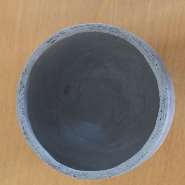 鉢カバー おしゃれ 室内 Eco Stone ポット28 stem 送料無料 6号鉢用 径26cm 高さ17cm 底穴なしの画像
