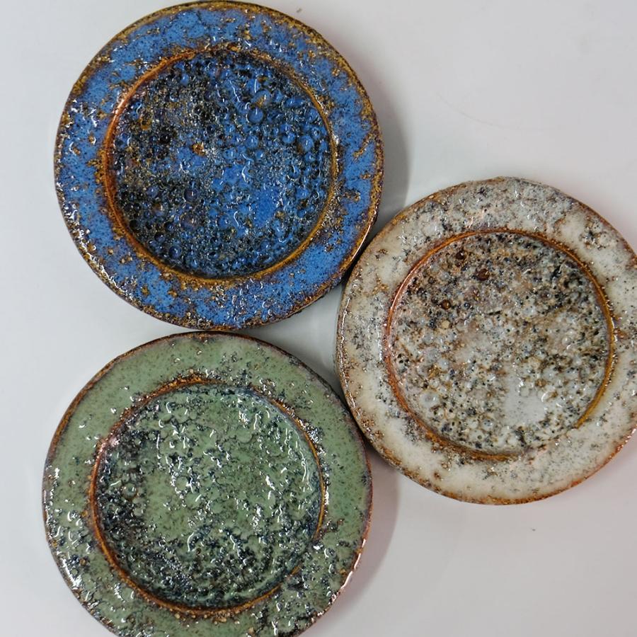 植木鉢 おしゃれ GRIT POT & SAUCER 陶器鉢 受皿付 アースカラー