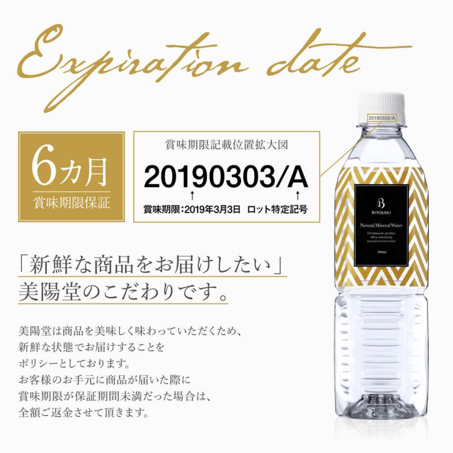 365日出荷対応 水 ミネラルウォーター シリカ水 BIYOUDO 美陽堂 500ml×42本 天然水 国産 軟水 送料無料 silicawater｜biyoudou｜06