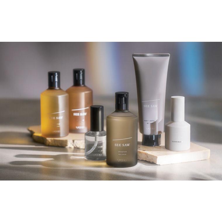 SEE/SAW シーソー クリアミルクナチュラル 80mL ヘアミルク SEE/SAW シーソー クリアミルクナチュラル 80mL ヘアミルク
