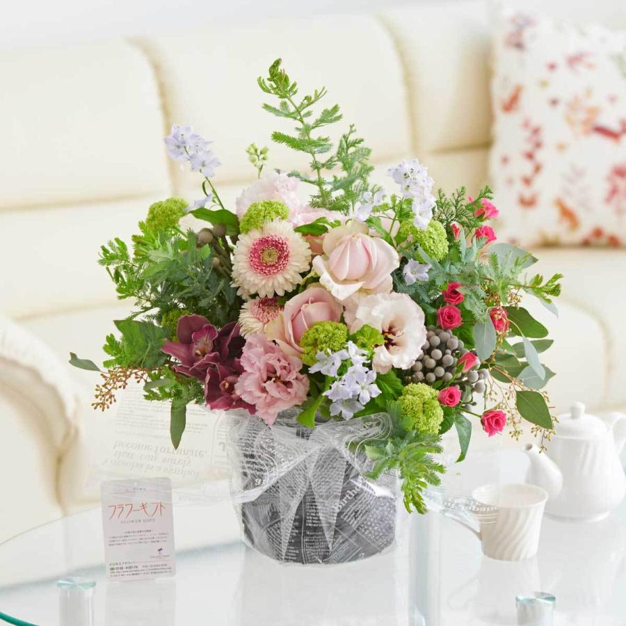 フラワーアレンジメント Flower 簡単！可愛い♪ホワイトスワンのフラワーアレンジメントの作り方