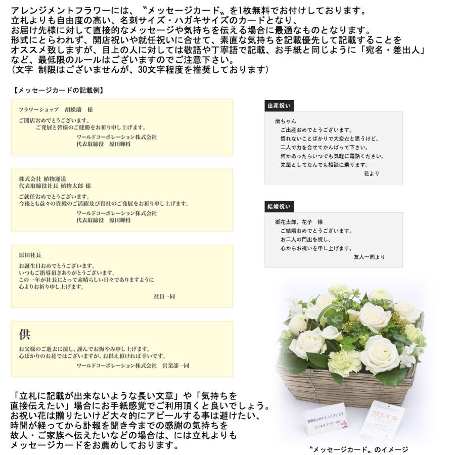 ご自宅専用　供花　アレンジメントフラワー　シャクヤクとおまかせ花材のミックス（Lサイズ）｜biz-hana｜08