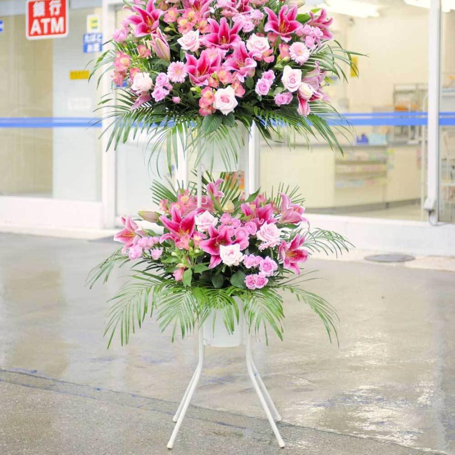 スタンド花 二段1色指定 2万円コース（ピンク系） : SP GiftS Yahoo!店