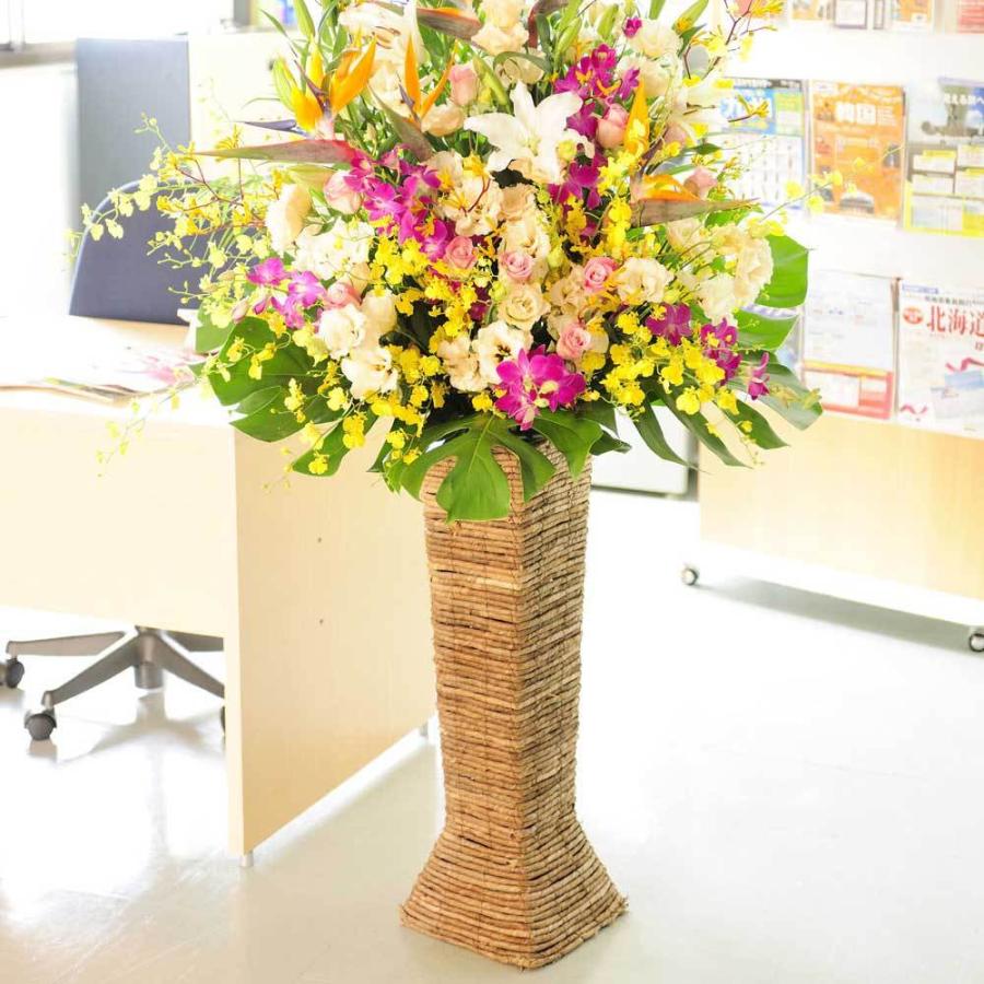 開店 開業 開院祝いにスクエア スタンド花 ｌサイズ おまかせ ミニタイプ 送料 立札全て無料 St62 Sp Gifts Yahoo 店 通販 Yahoo ショッピング