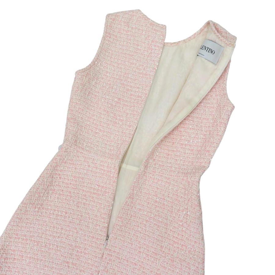 全品送料0円 ノースリーブ ベルト リボン ツイード ヴァレンティノ Valentino ワンピース 38 ドレス ワンピース Mail Bagiang Com Vn