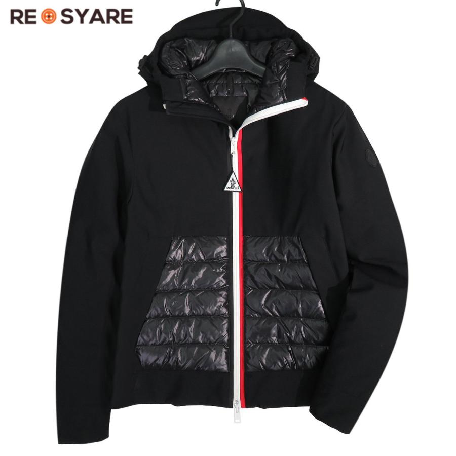 美品 2020AW モンクレール AUTHION ロゴワッペン トリコロール 異素材  