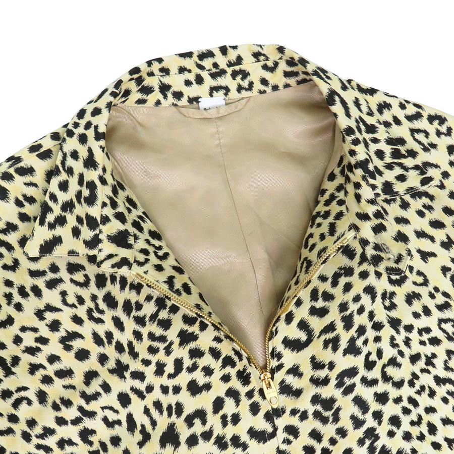 極美品 グッチ 2021AW 630483 JACQUARD WITH GUCCI LABEL レオパード 