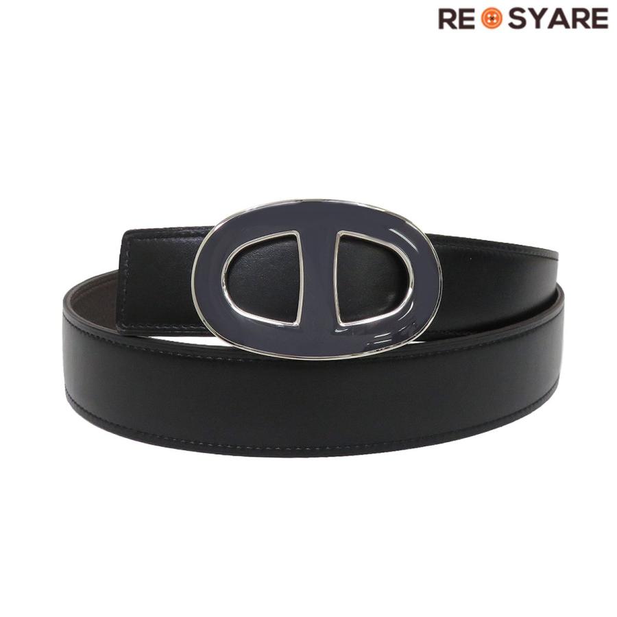 HERMES 【値下げ】 美品 エルメス シェーヌダンクル バックル ボックス 