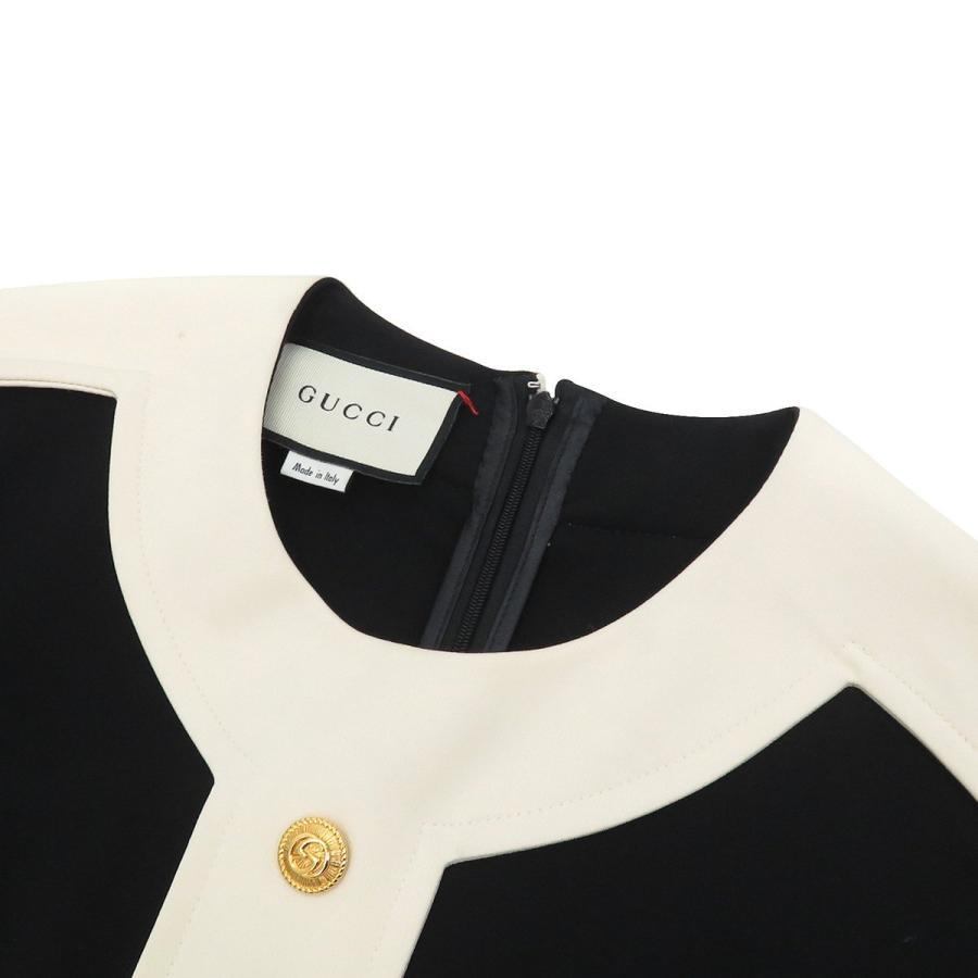 美品 GUCCI グッチ 580104 GG インターロッキング金具 バイカラー  