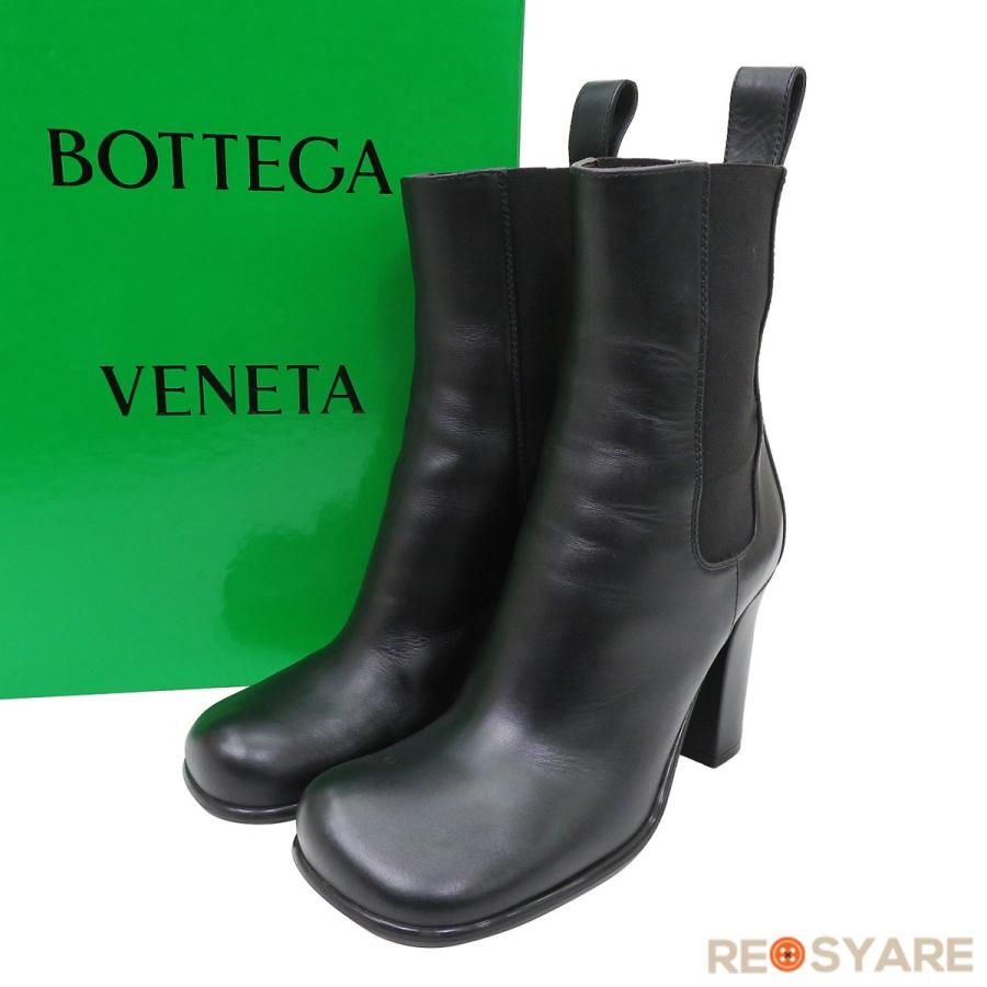 美品 ボッテガヴェネタ STORM CHELSEA BOOT レザー ボリューム 