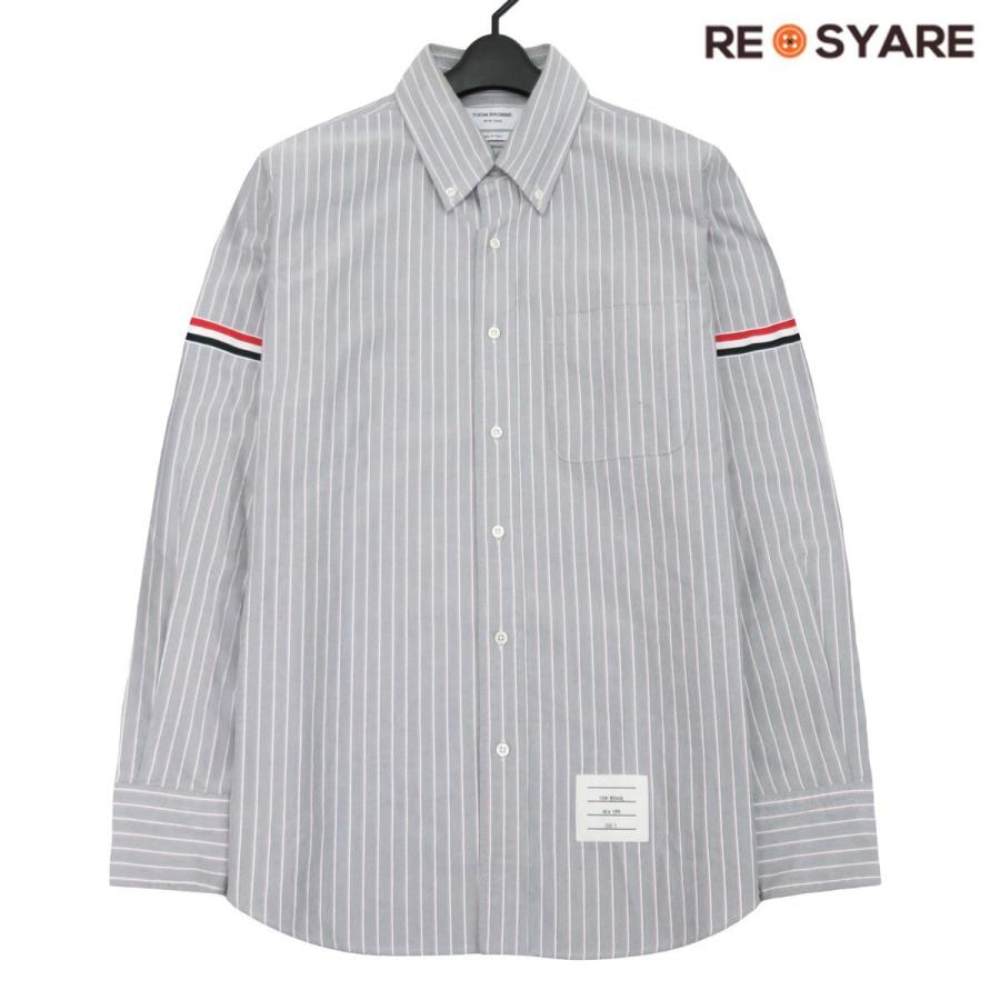 THOM BROWNE トムブラウン MWL301A F0013 シャドーピン ストライプ  