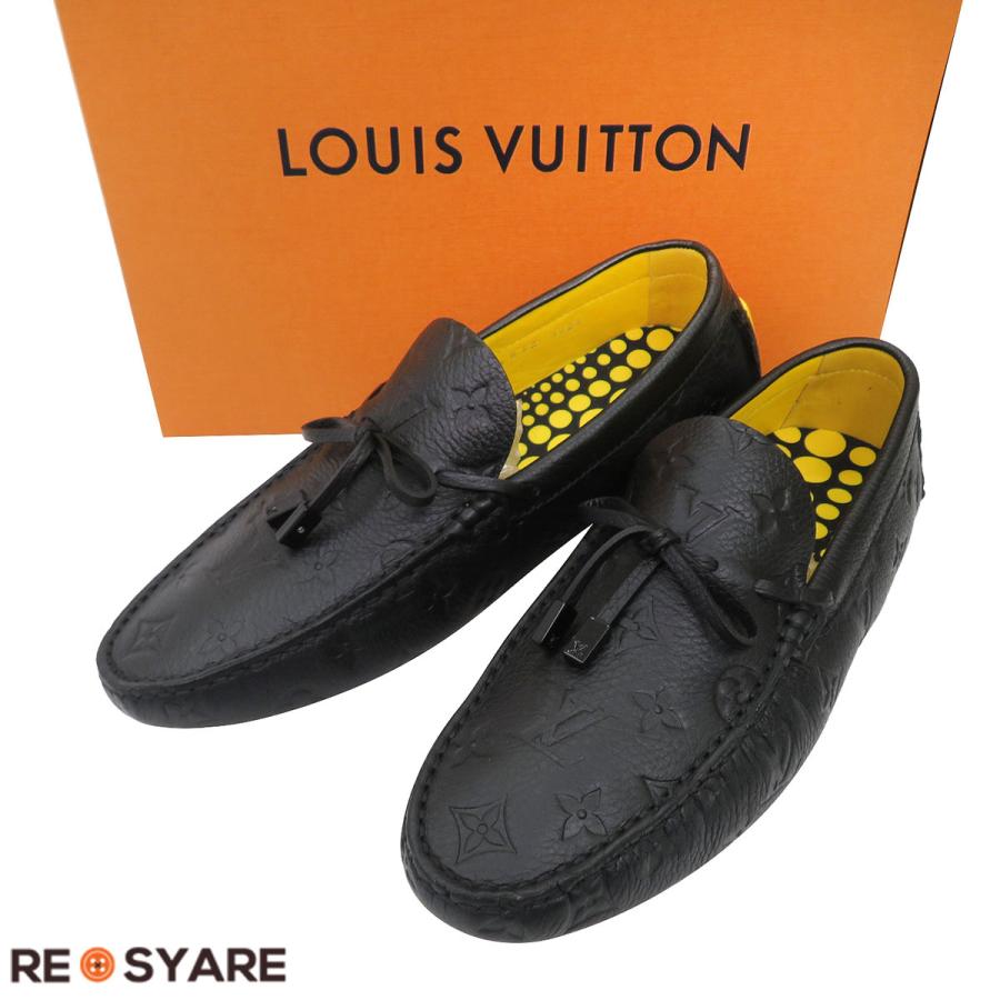 LOUIS VUITTON スリッポン　ドライビングシューズ　モノグラム　35 LOUIS VUITTON スリッポンドライビングシューズモノグラム35