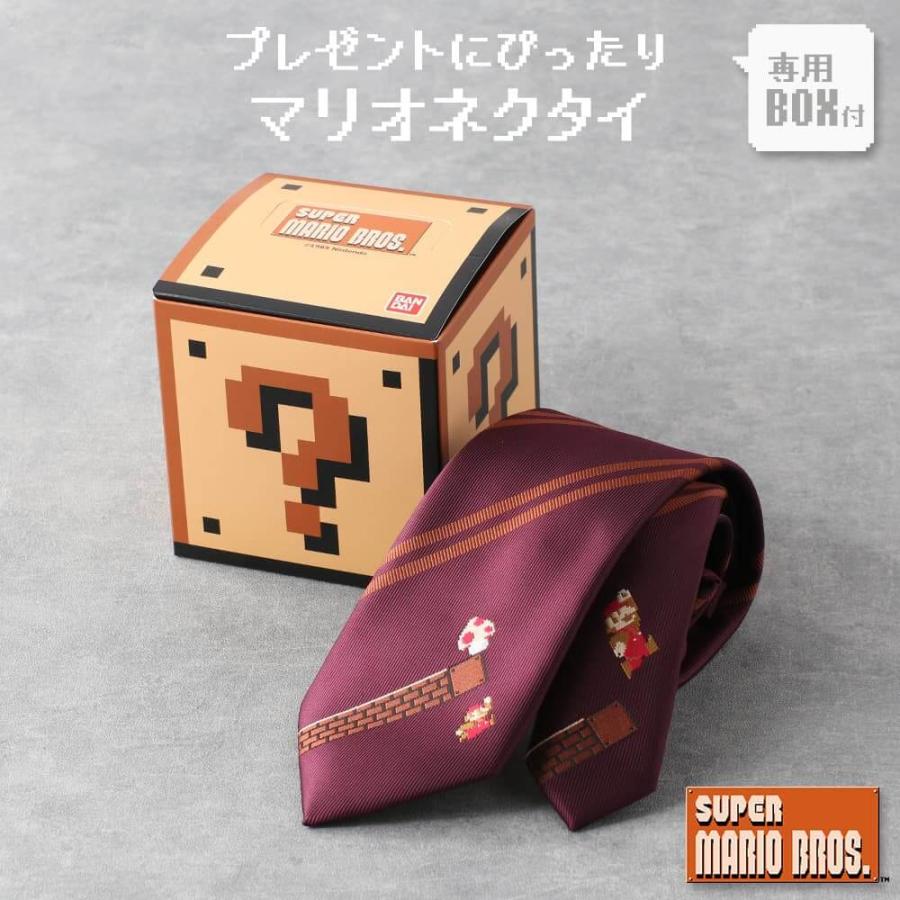 スーパーマリオ ネクタイ キャラクター ギフト プレゼント ゲーム