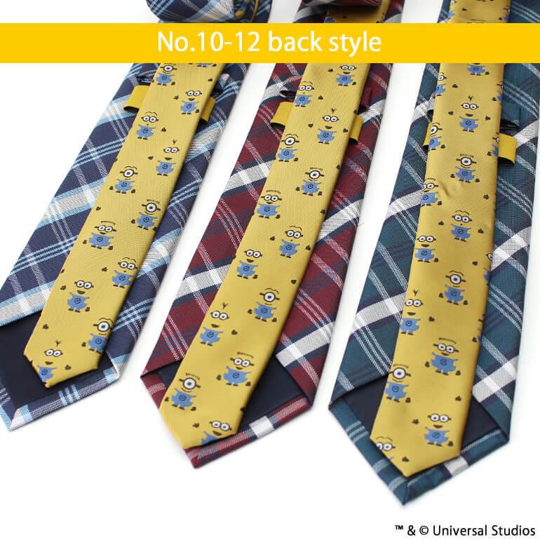 ミニオン ネクタイ キャラクター 紳士用 プレゼント ストライプ Box付 ドット ビジネス Minion チェック バナナ メンズ