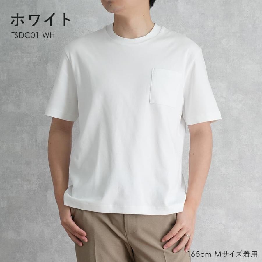 Tシャツ 綿100％ 半袖 ジャケットのインナーにおすすめ 消臭