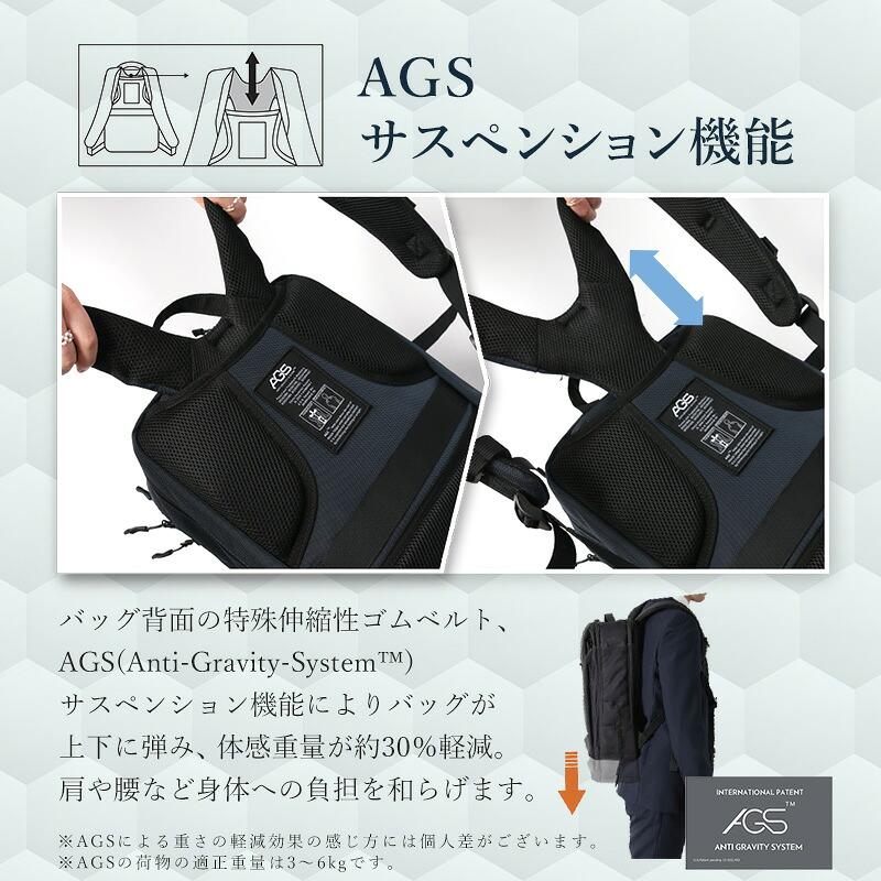 【 AGS機能で肩の負担30%軽減 】 ビジネスリュック NASA 大容量 メンズ 男性 バックパック 無重力 疲れない 軽い 衝撃吸収 キャリーオン 旅行 出張 撥水加工の画像