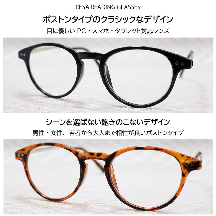 リーディンググラス 老眼鏡 おしゃれ ブルーライトカット リーディング
