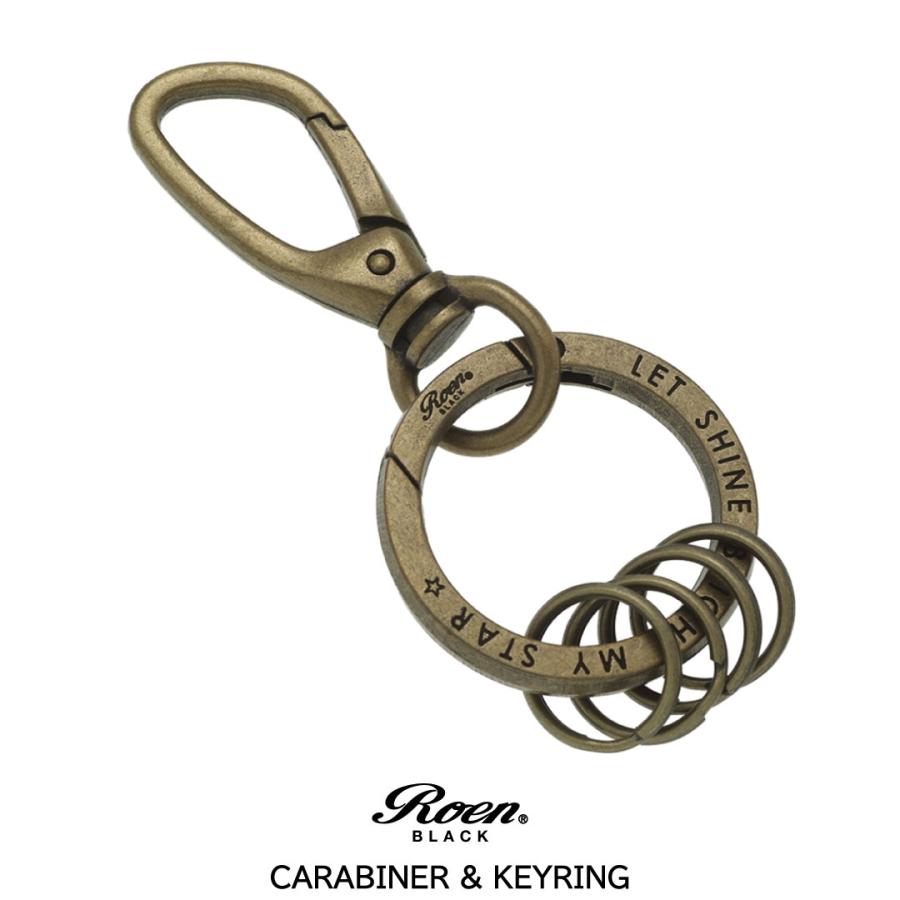 キーホルダー キーリング roen ロエン メンズ アクセサリー カラビナ