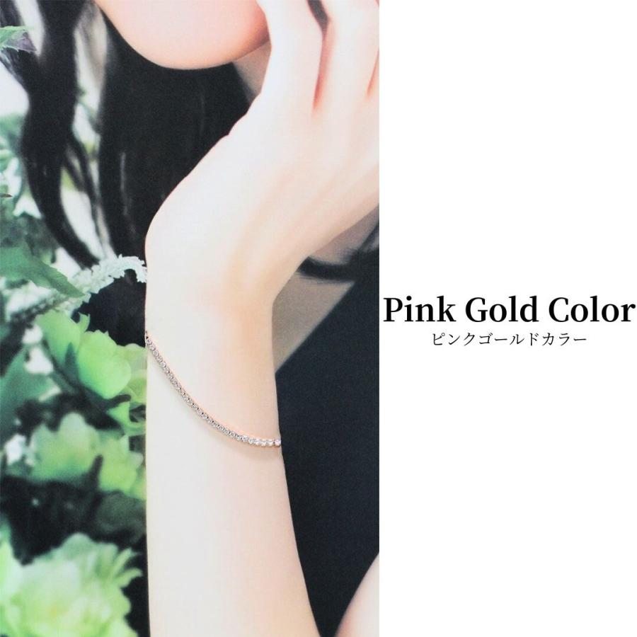 Pure ブレスレット レディース テニスブレスレット サージカル