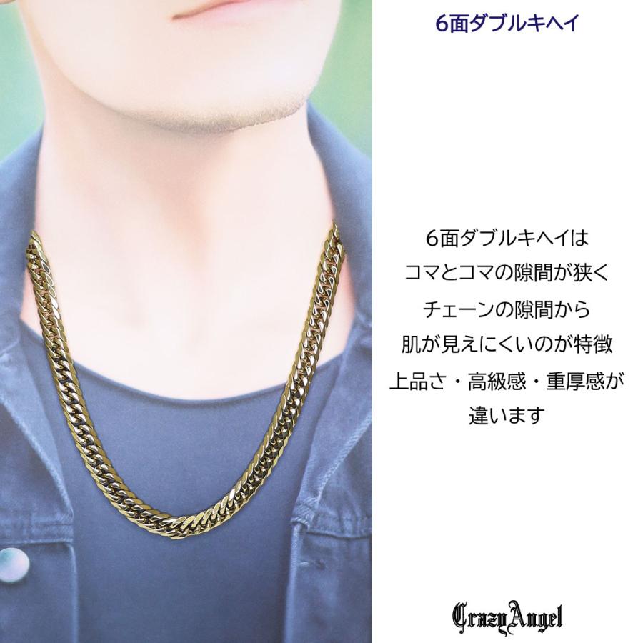 CrazyAngel キヘイネックレス キヘイチェーン 喜平ネックレス 喜平 
