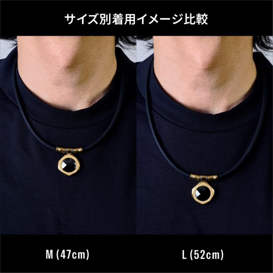 UNrust 磁気ネックレス メンズ 150mt 肩こり 首こり スポーツ ステンレス アンラスト 公式 レイ エッジ 47cm 52cmの画像