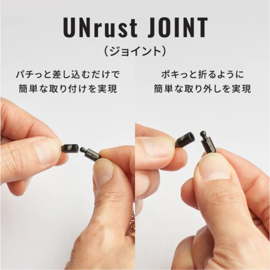 UNrust 磁気ネックレス メンズ 喜平ネックレス 150mt 首こり スポーツ ステンレス アンラスト 公式 キヘイ 53cmの画像