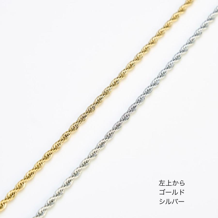 UNrust 磁気ネックレス メンズ 150mt 首こり スポーツ ステンレス アンラスト 公式 フレンチロープ ネクサス 45cm 53cmの画像