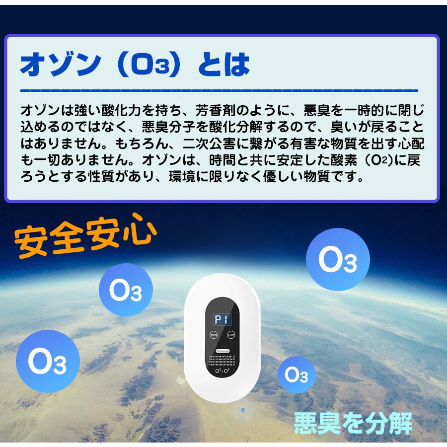 脱臭機 ペット 強力 オゾン トイレ 消臭機 小型 介護 オゾン発生器 50畳 多機能 オゾン脱臭機 タバコ 空気清浄機 マイナスイオン発生器　｜bjcstore｜06