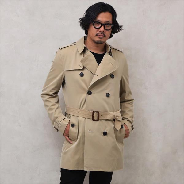 訳有 サイズ52 L相当 バーバリー Burberry メンズファッション Established 訳有 1856 コットン ミディアム トレンチコート ファッション ハニー メンズ Honey ブランドジュエリー京都 特価