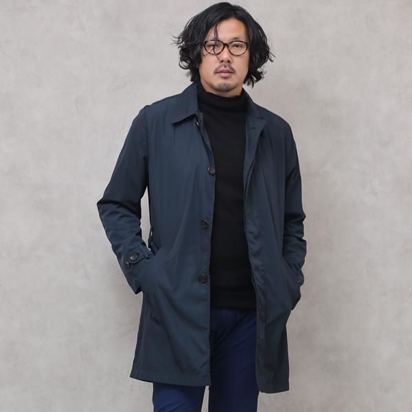 高価値 サイズ50 Xl相当 コルネリアーニ コレクション Cc Corneliani コレクション Collection メンズ ステンカラーコート ダークネイビー系 ファッション メンズ 7163af7 ブランドジュエリー京都 100 正規品特価