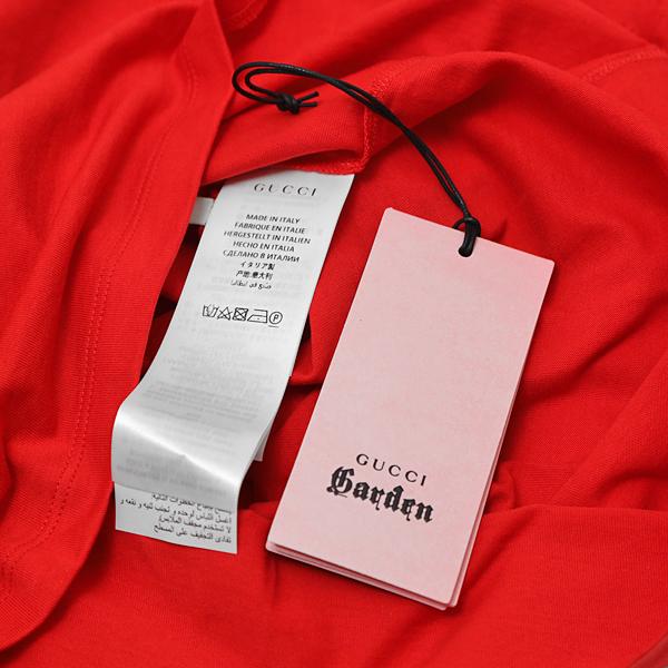 GUCCI サイズXS グッチ ガーデン Garden コットン ロゴ刺繍 半袖