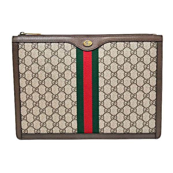 グッチ GUCCI GGスプリーム ウェブライン クラッチバッグ ファブリック グッチ GUCCI GGスプリーム ウェブライン クラッチバッグ ファブリック