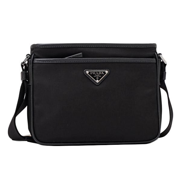 プラダ Prada Tessuto Saffian ナイロン ショルダーバッグ ブラック メンズ 2vh093 2e9s F0002 D17 Archangelbrow Com